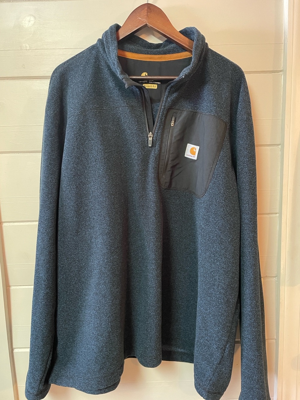 Carhartt Men’s 1/4 Zip Pull Over Relaxed Fit Size 2XL.